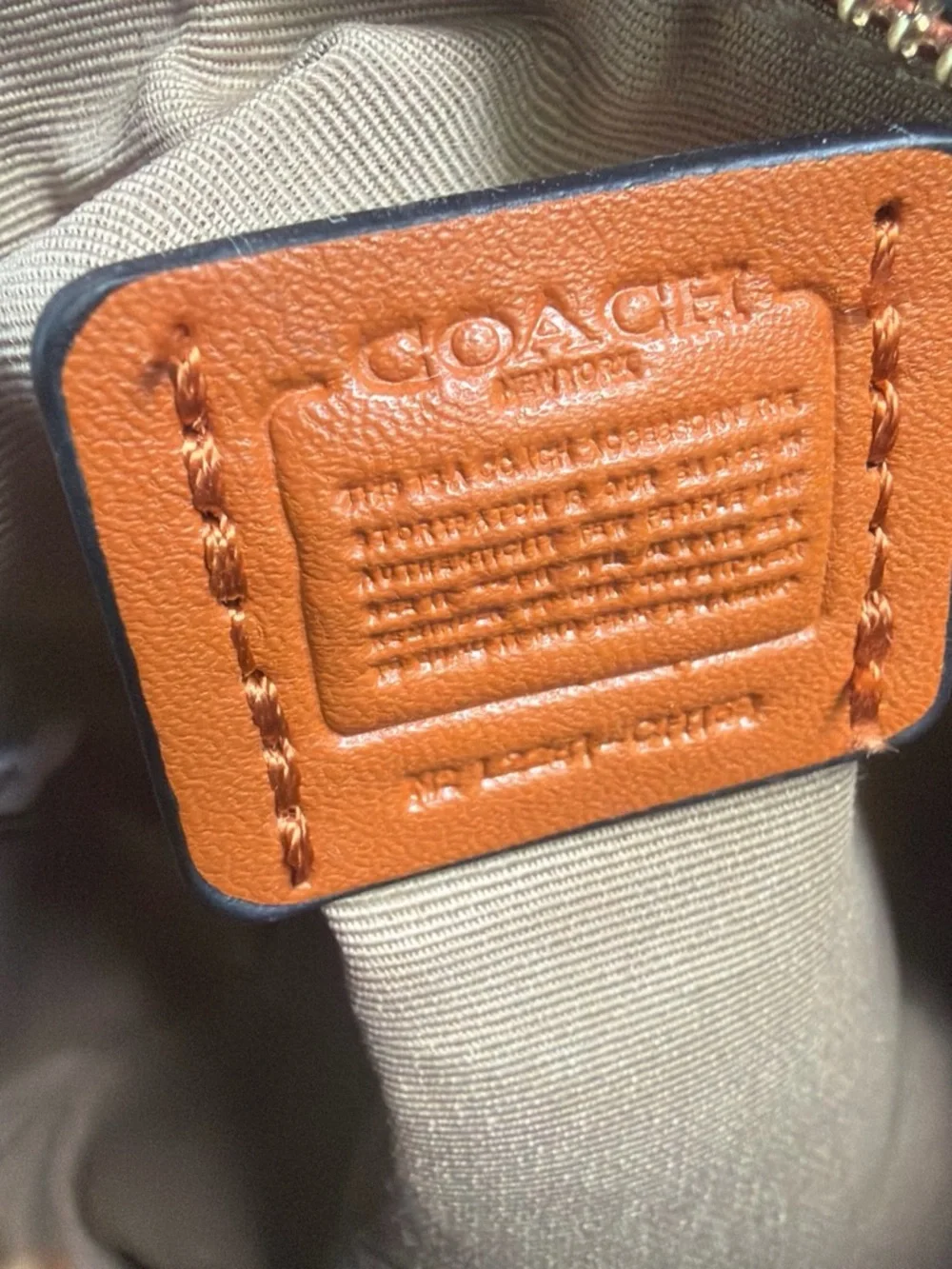Coach mini satchel